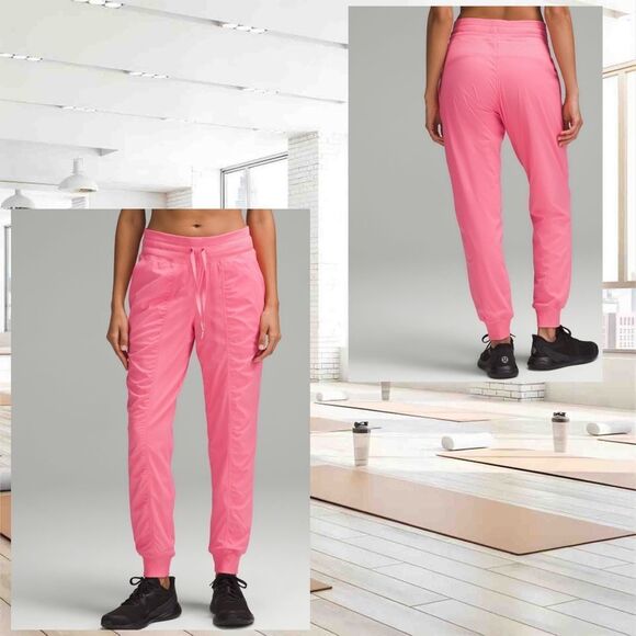 Lululemon Dance Studio Mid-Rise Jogger Full Length Sakura pink size 8 NWT‎ lined